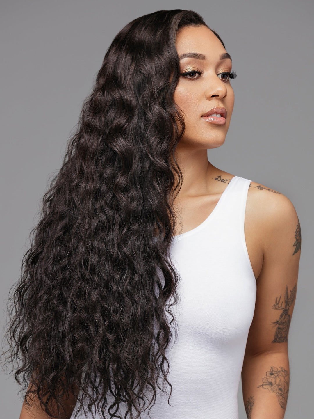 Indique Bounce Beach Wave Hair Extensions Curly Virgin Hair 