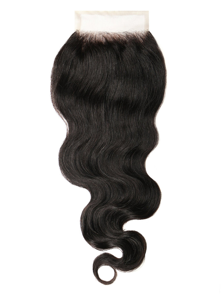 Indique Remix Body Wave Closure 4x4 Natural Black Human Hair