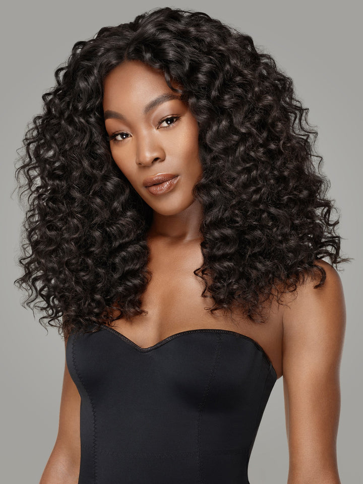 Indique Curly Closure Deep Wave Bundle Deals