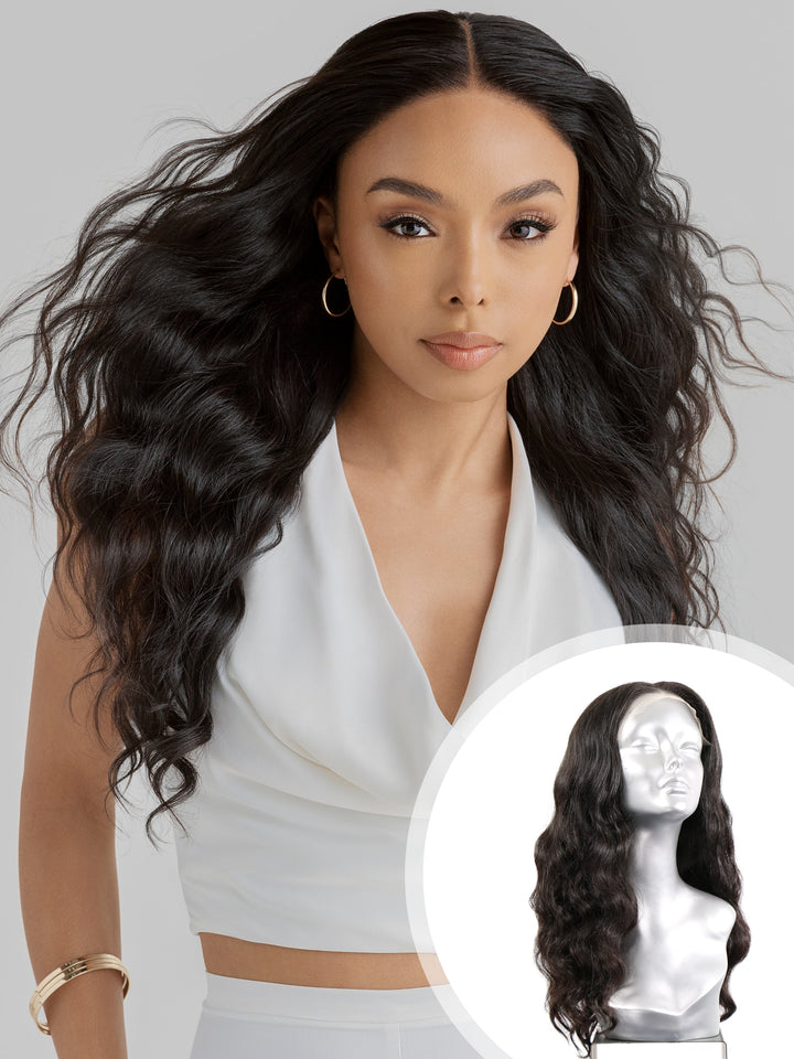 Lotus Wavy Closure Wig