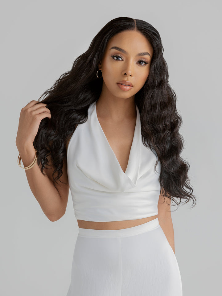 Lotus Wavy Closure Wig